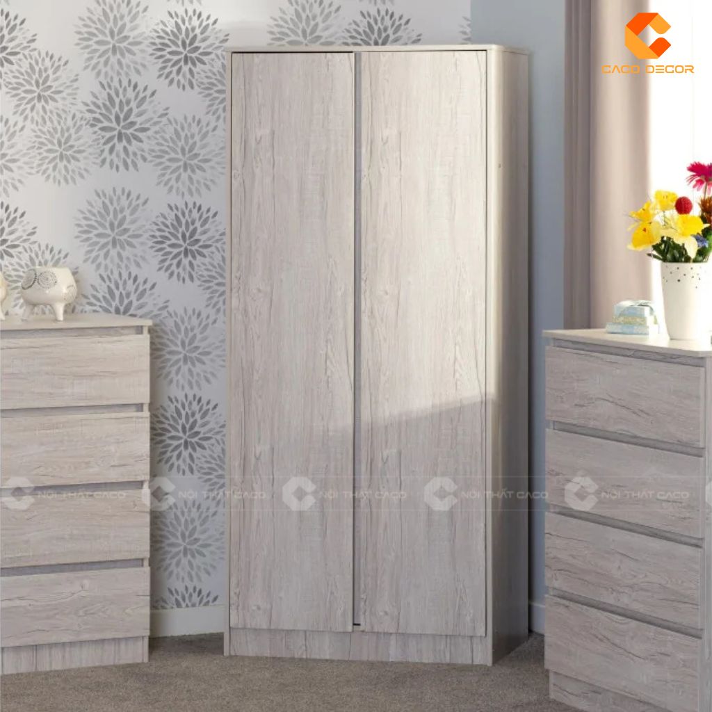 Thiết Kế Tủ Gỗ Công Nghiệp 2 Buồng Đẹp Mẫu Mới, Giá Xưởng 3